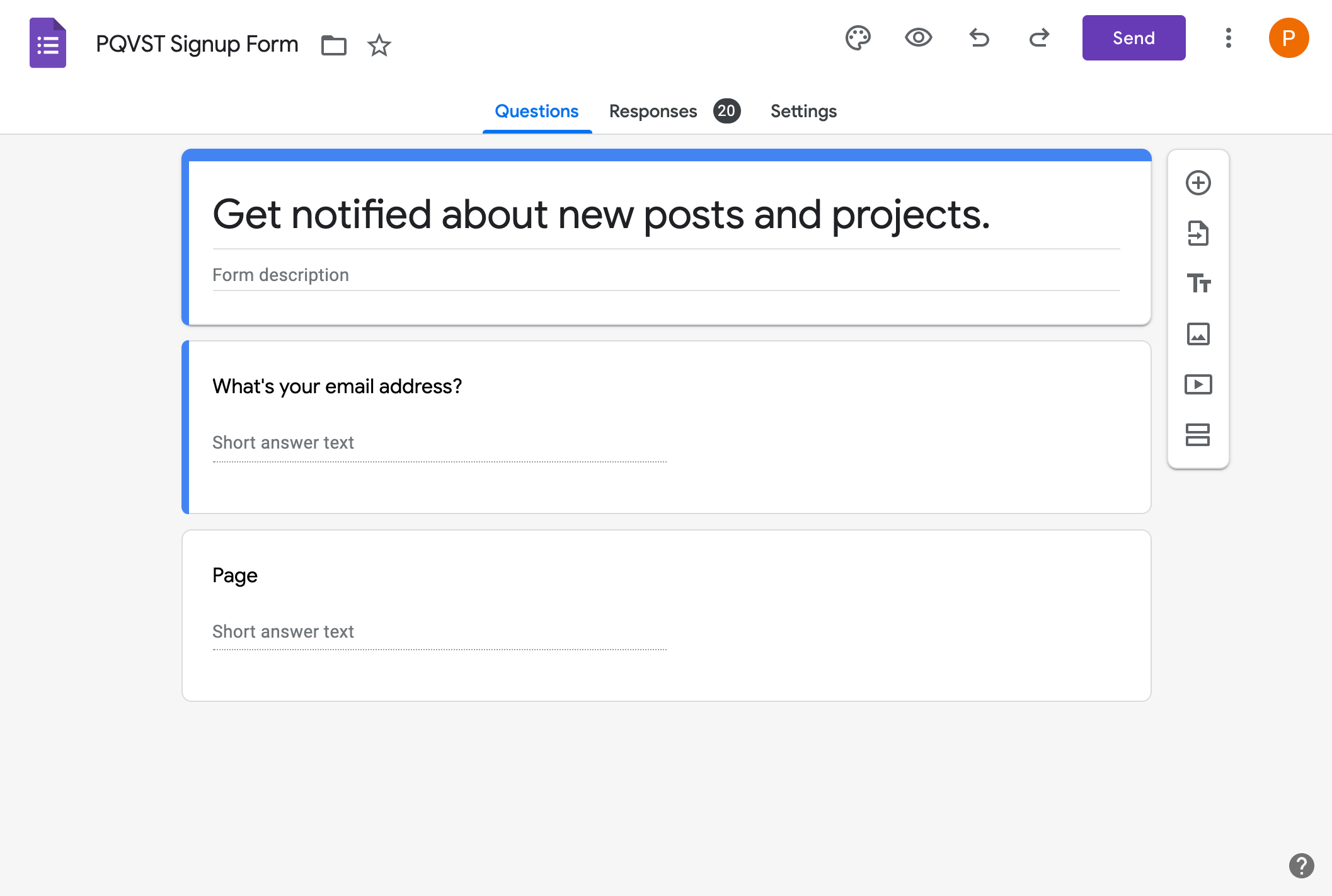 Custom Google Forms for your static website